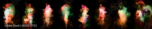 Wallpaper Mural Abstract smoke on a dark background . Isolated . Torontodigital.ca