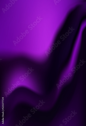 Abstract silk background with elegant waves draping. Lilac fuchsia. Elegant purple luxury soft pleats