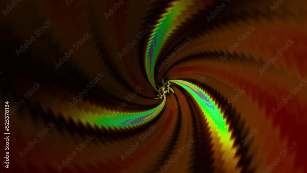 Sfondo animato con spirale multicolore
