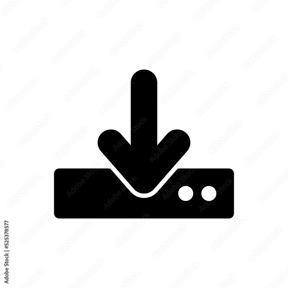 download icon vector illustration. download icon vector illustration.