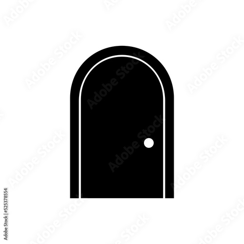door icon vector illustration.