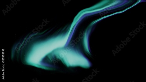 Abstract Aurora green light color background , illustration wallpaper