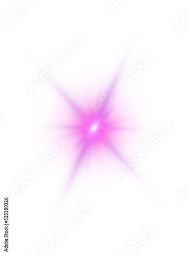 Lens Flare Pink