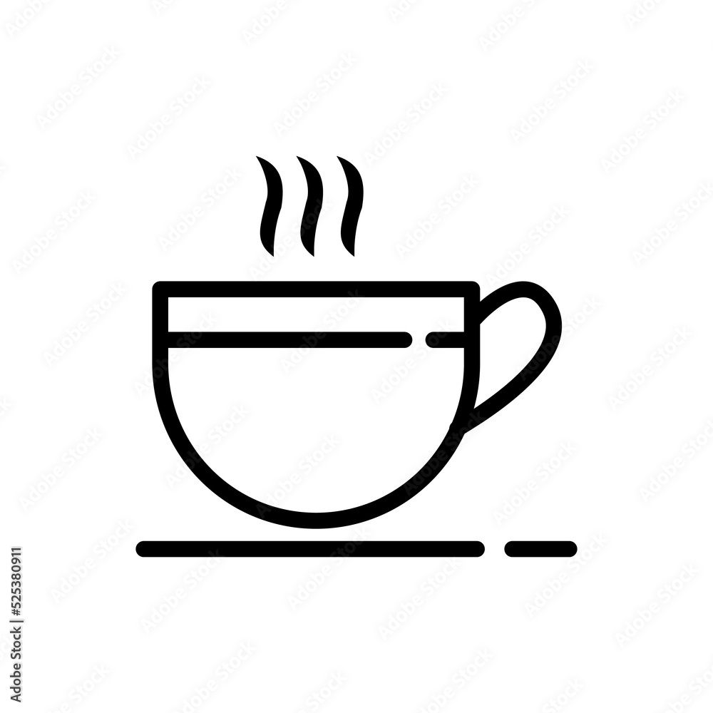 coffee icon vector illustration logo template for many purpose. Isolated on white background. coffee icon vector illustration logo template for many purpose. Isolated on white background.