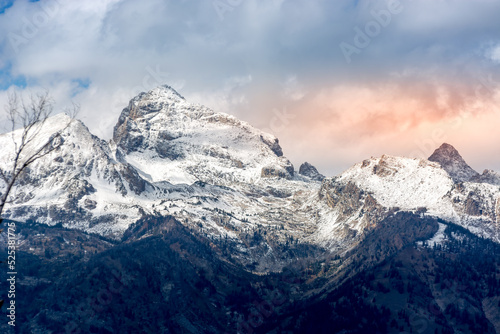 Scenic view of the Grand Teton mountain range © philipbird123
