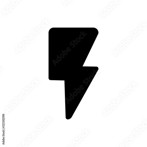 lighning icon vector illustration logo template for many purpose. Isolated on white background.