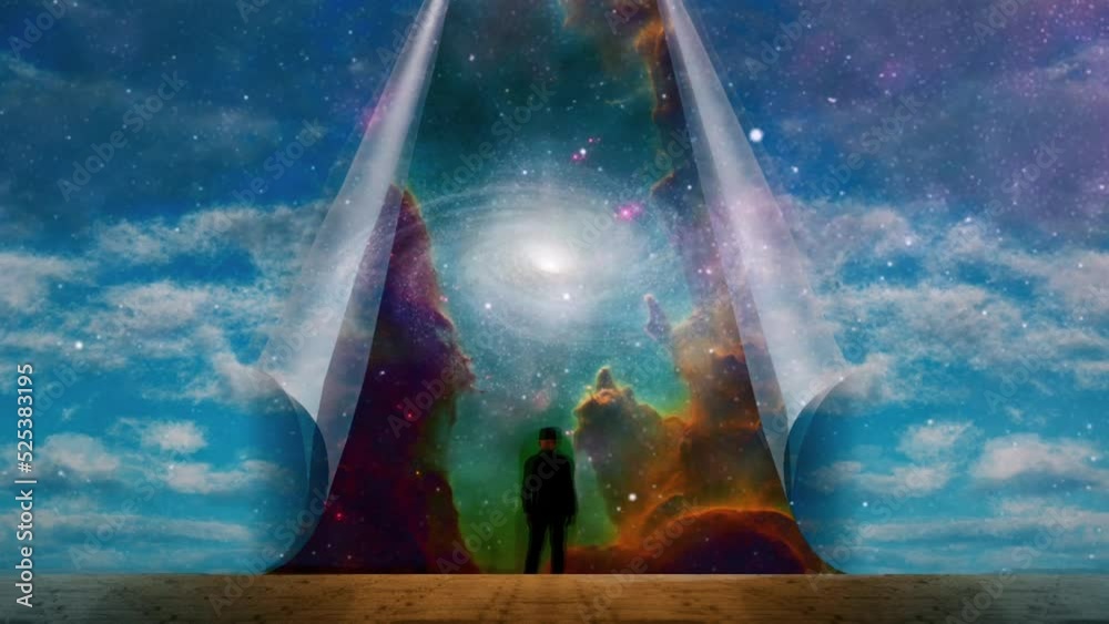 Man reveal galaxy