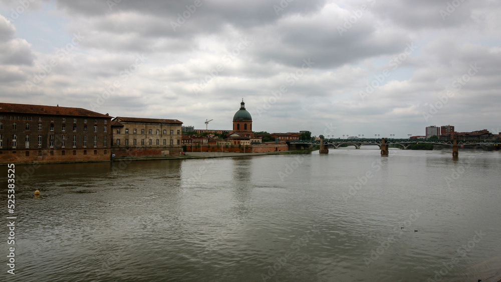 Views from the city of Toulouse, France