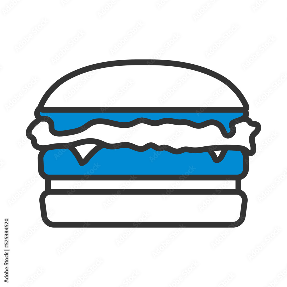 Icon Of Hamburger Icon Of Hamburger