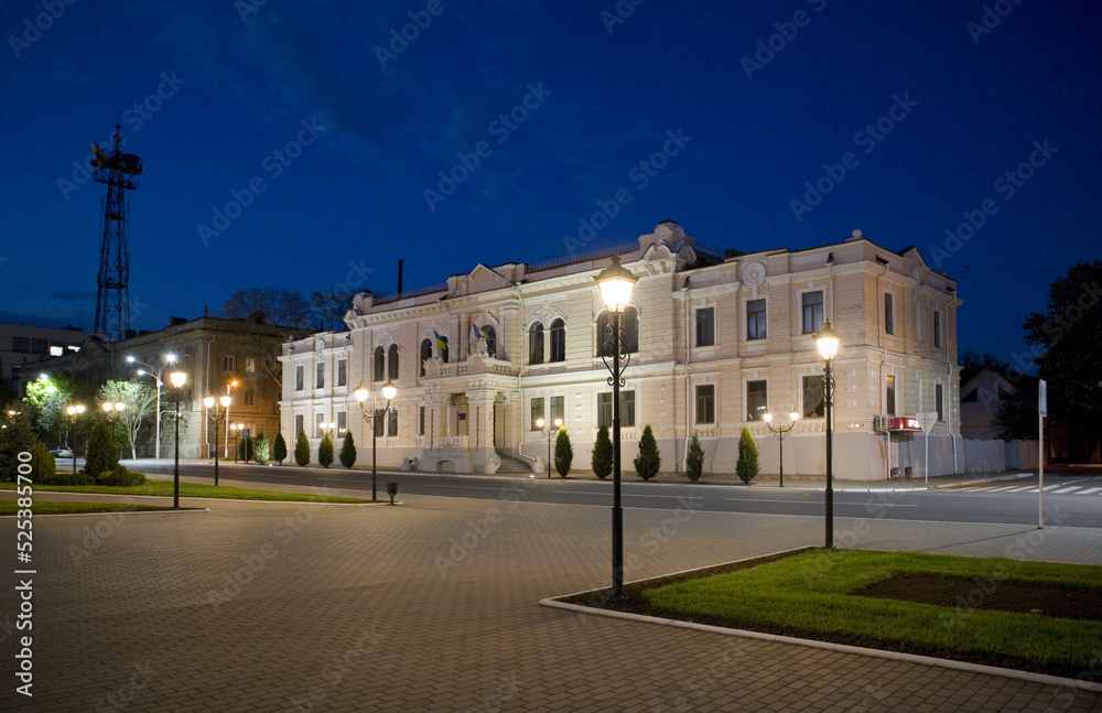 Old palace on the Suvorov Avenue in Izmail, Ukraine	