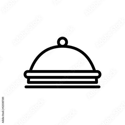 tray icon vector illustration logo template for many purpose. Isolated on white background.