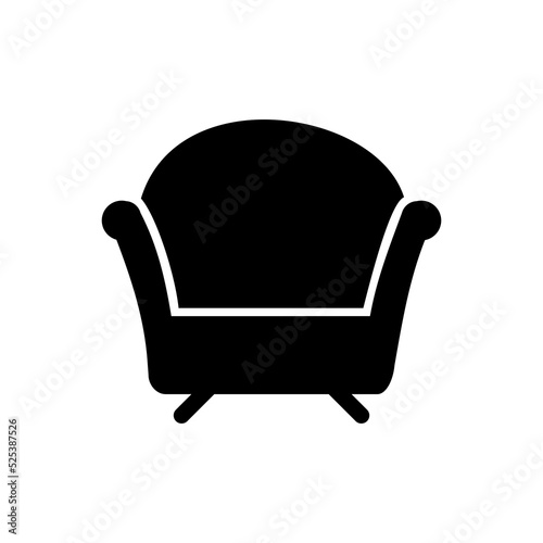 sofa icon vector illustration logo template for many purpose. Isolated on white background.