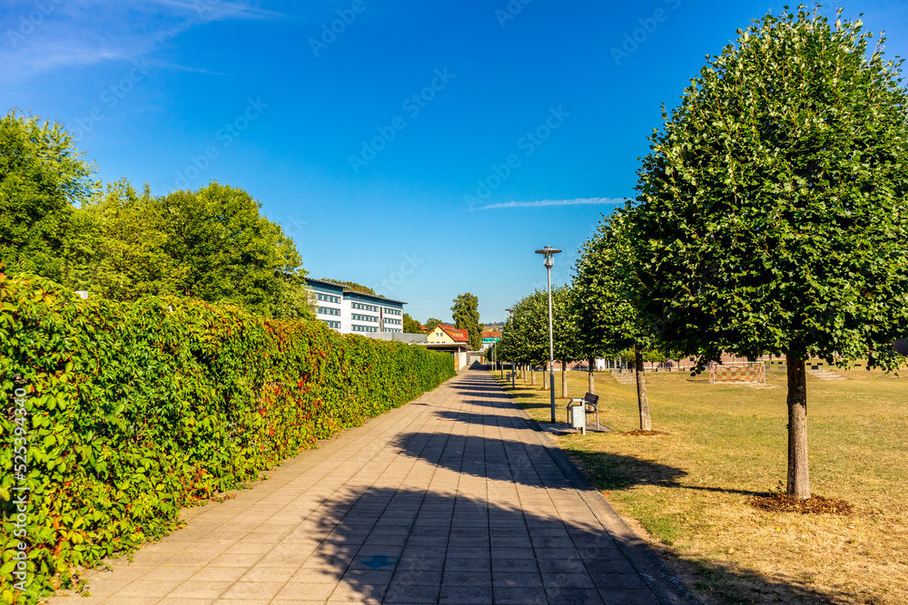 Fototapeta premium Ein Tag in der schönen Fachwerkstadt Schmalkalden mit all ihren Facetten - Thüringen