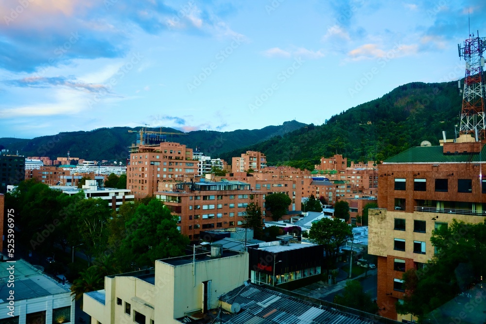 Wunderschöne Aussicht über Bogota Kolumbien 