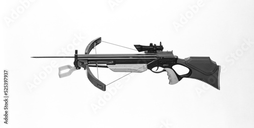 Canvas Print sports crossbow isolated on white background