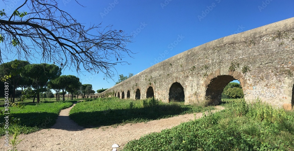 Rome, Parc des aqueducs, Italie, Europe, monument, Aqueduc de l'Aqua Felice, les temps anciens