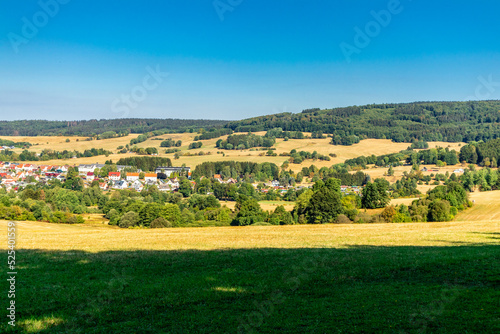 Sommerwanderung entlang des Rennsteigs bei zwischen Brotterode und Eisenach bei schönstem Sonnenschein - Thüringen - Deutschland