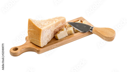 parmesan cheese  isolated on transparent background