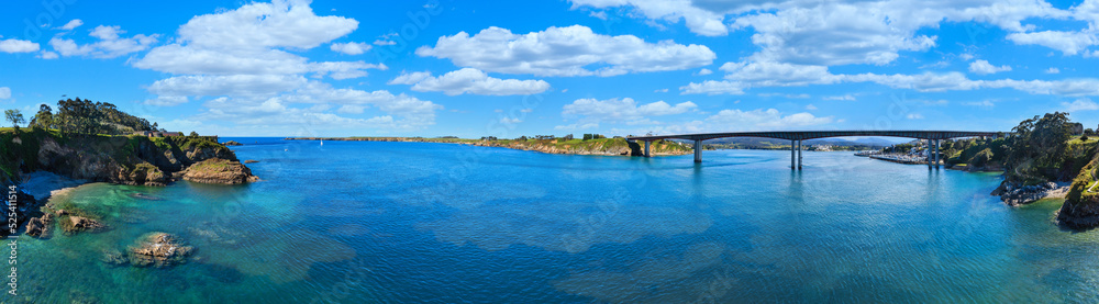 Ribadeo estuary (Lugo, Spain). Ribadeo estuary (Lugo, Spain).