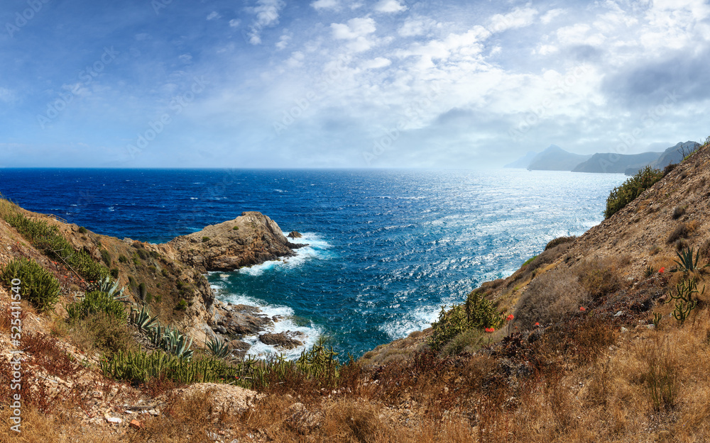 Summer Portman bay (Costa Blanca, Spain). Summer Portman bay (Costa Blanca, Spain).
