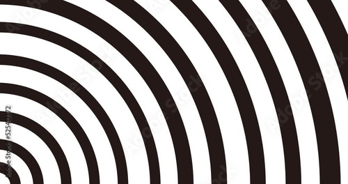 Wallpaper Mural animated black and white transparent background uniform circular light waves from the screen viewing angle Torontodigital.ca