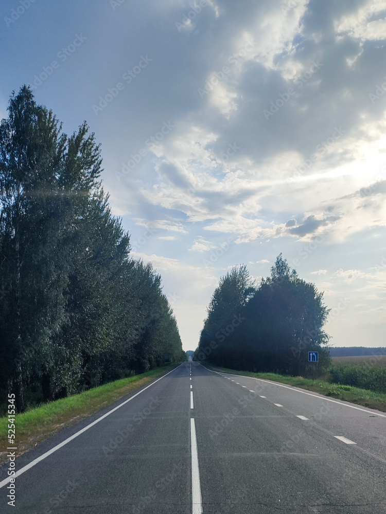 Fototapeta premium road to the sky