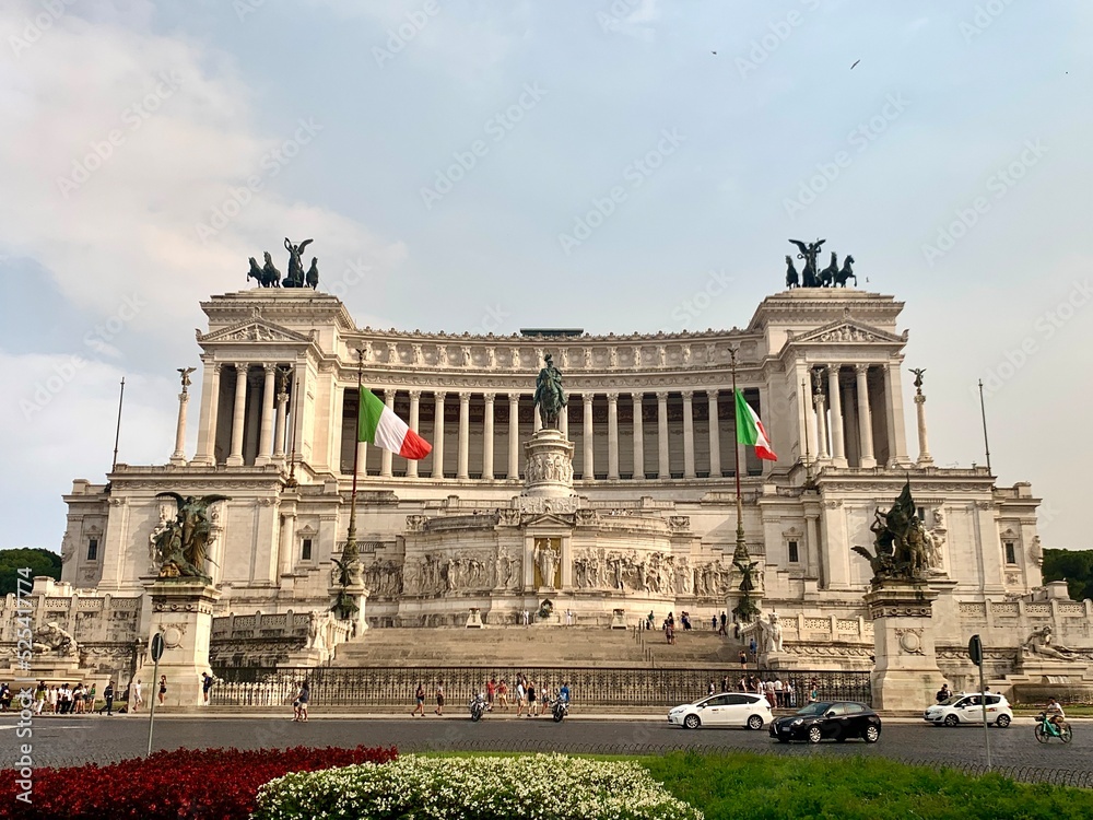 Photo Monument à Victor Emmanuel II rome italie europe