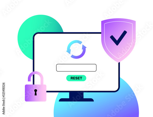 Reset password action