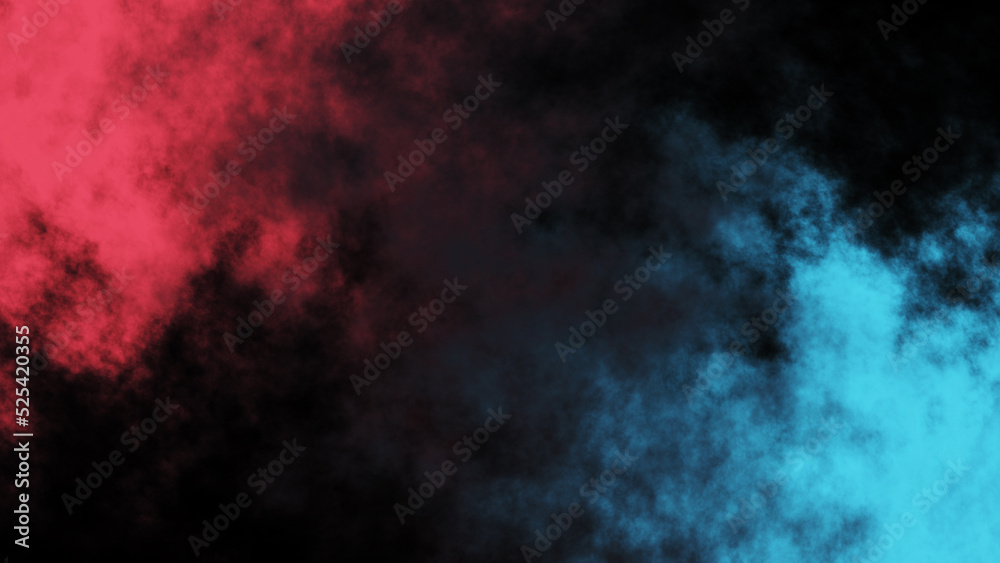 colorful clouds energy background. red and blue background