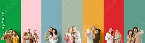 Collection of happy couples...