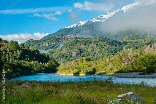 lake in the mountains in Futaleufu, Patagonia, Chila © Otavio Lino