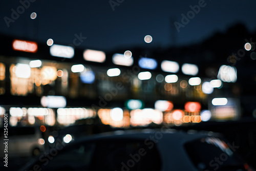 夜の街並み ぼかし風景 © beeboys