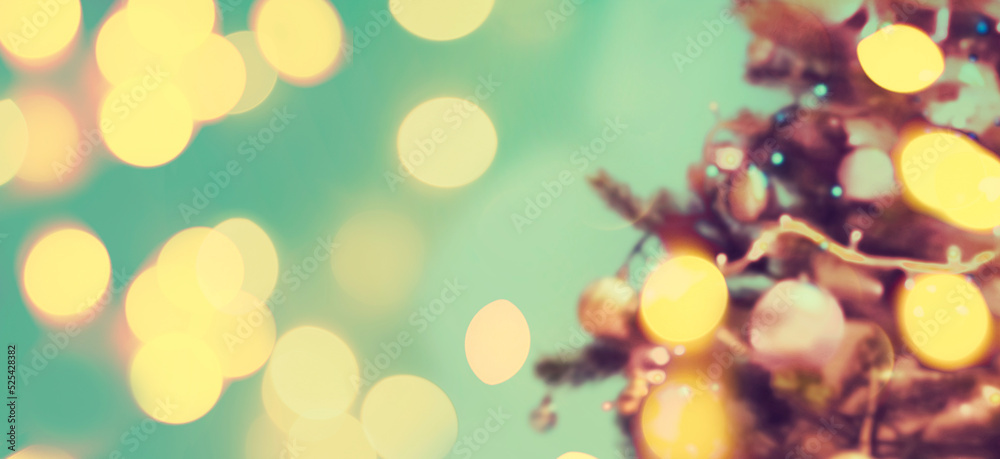 christmas holidays background with  festive decorations 