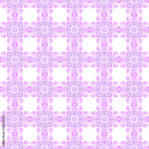 Repeating striped hand drawn border. Purple