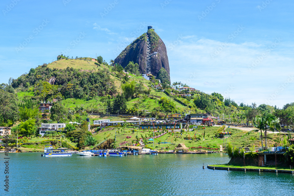panoramic view from el peñon de guatape, colombia