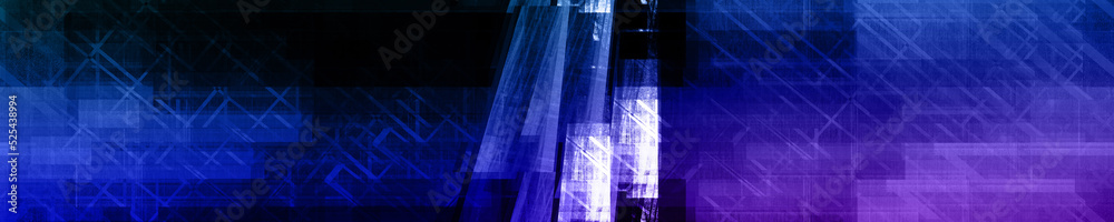 Abstract glitch art background image.