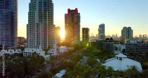 Aerials Miami 4K Drone Footage photo