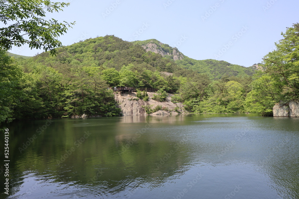한국의 산과 계곡(부안 변산반도 국립공원 직소보 전망대)
