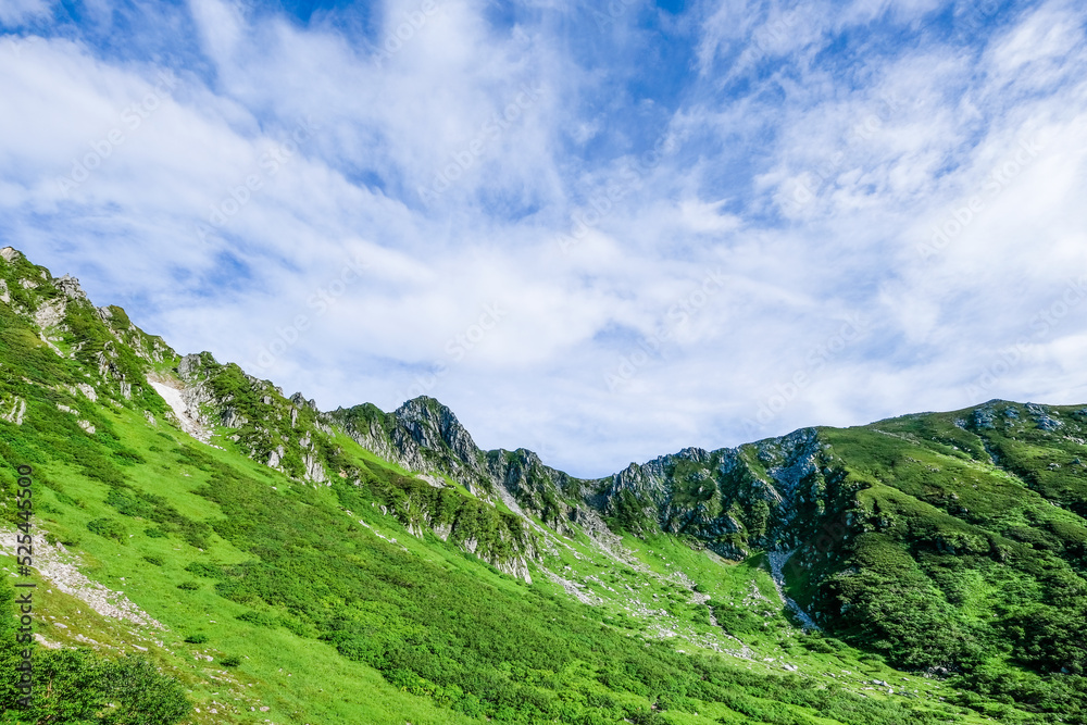 Fototapeta premium 長野県木曽駒ヶ岳からの景色