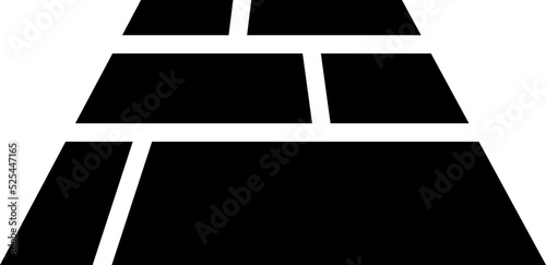 paving slab vector icon illustration on white background..eps