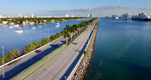Aerials Miami 4K Drone Footage photo