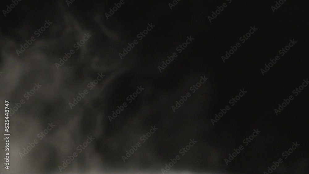 White smoke rises from a large pan that is behind the scenes. Black background-1 White smoke rises from a large pan that is behind the scenes. Black background-1