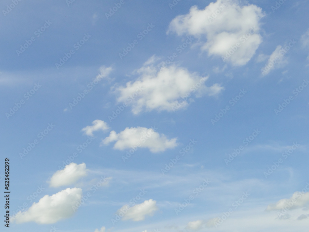 Fototapeta premium blue sky with white clouds