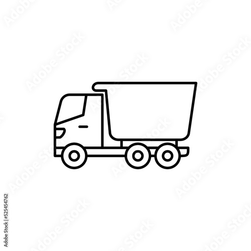 Dump truck icon © Vectorsoft