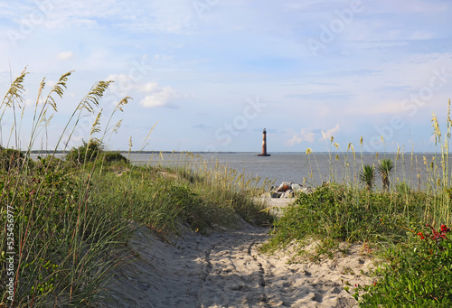 Vászonkép Lighthouse Inlet Heritage Preserve on Folly Island, SC