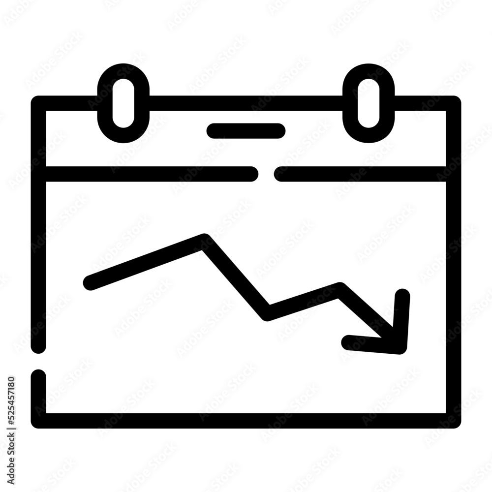 statistic line icon