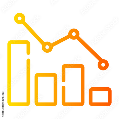 economic gradient icon