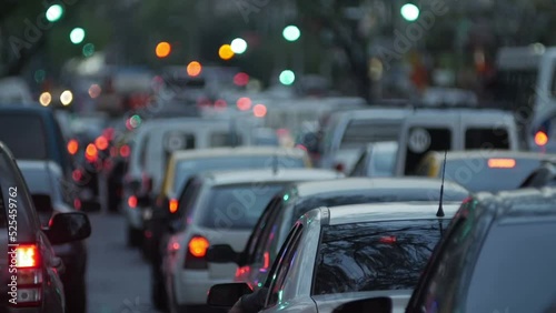 traffic in the city