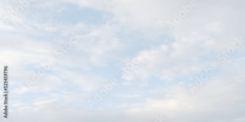 Beautiful Blue sky and white cloud on fine day for background and wallpaper.