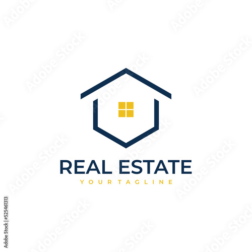 real estate logo vector design template